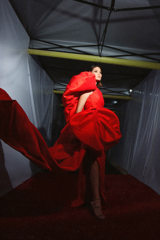 Falda Roja Línea Exclusiva