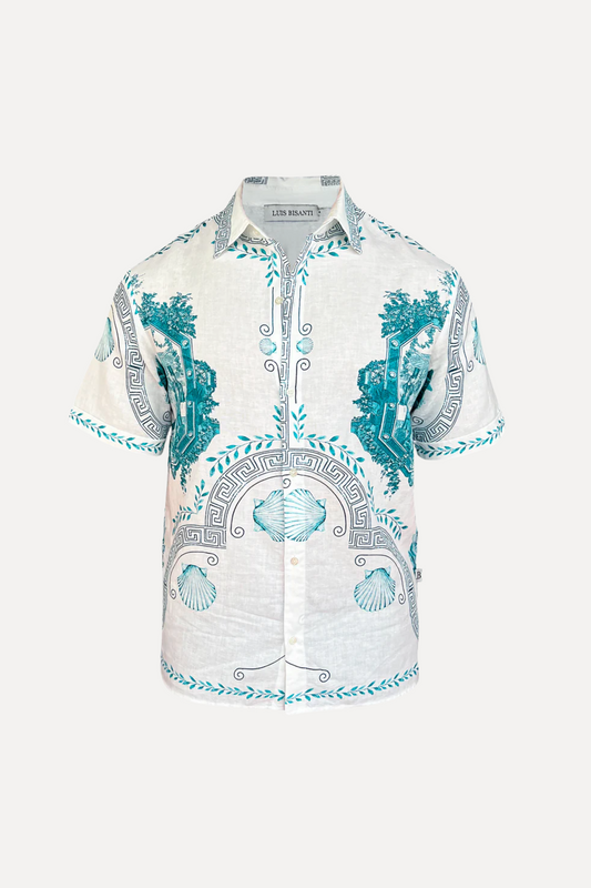 Camisa azulejos azules