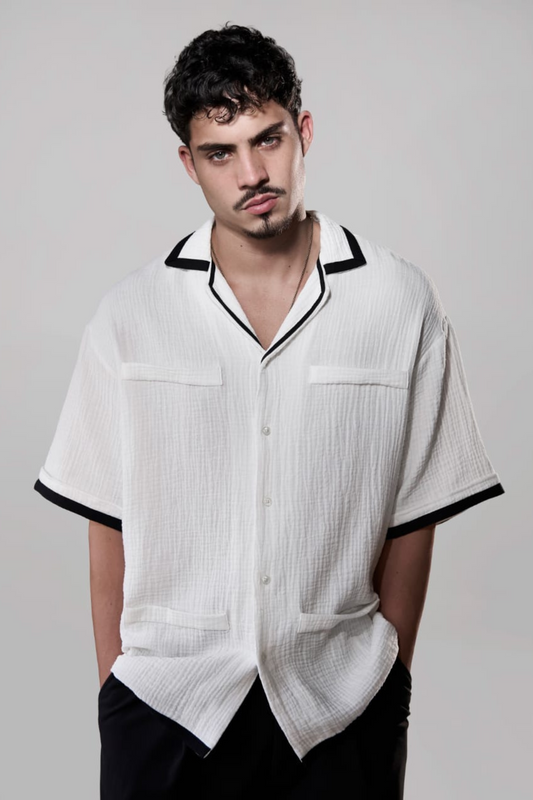 Camisa blanca bambula