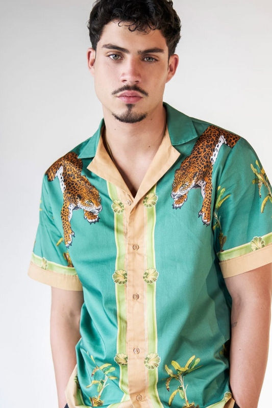 Camisa jaguares tropical