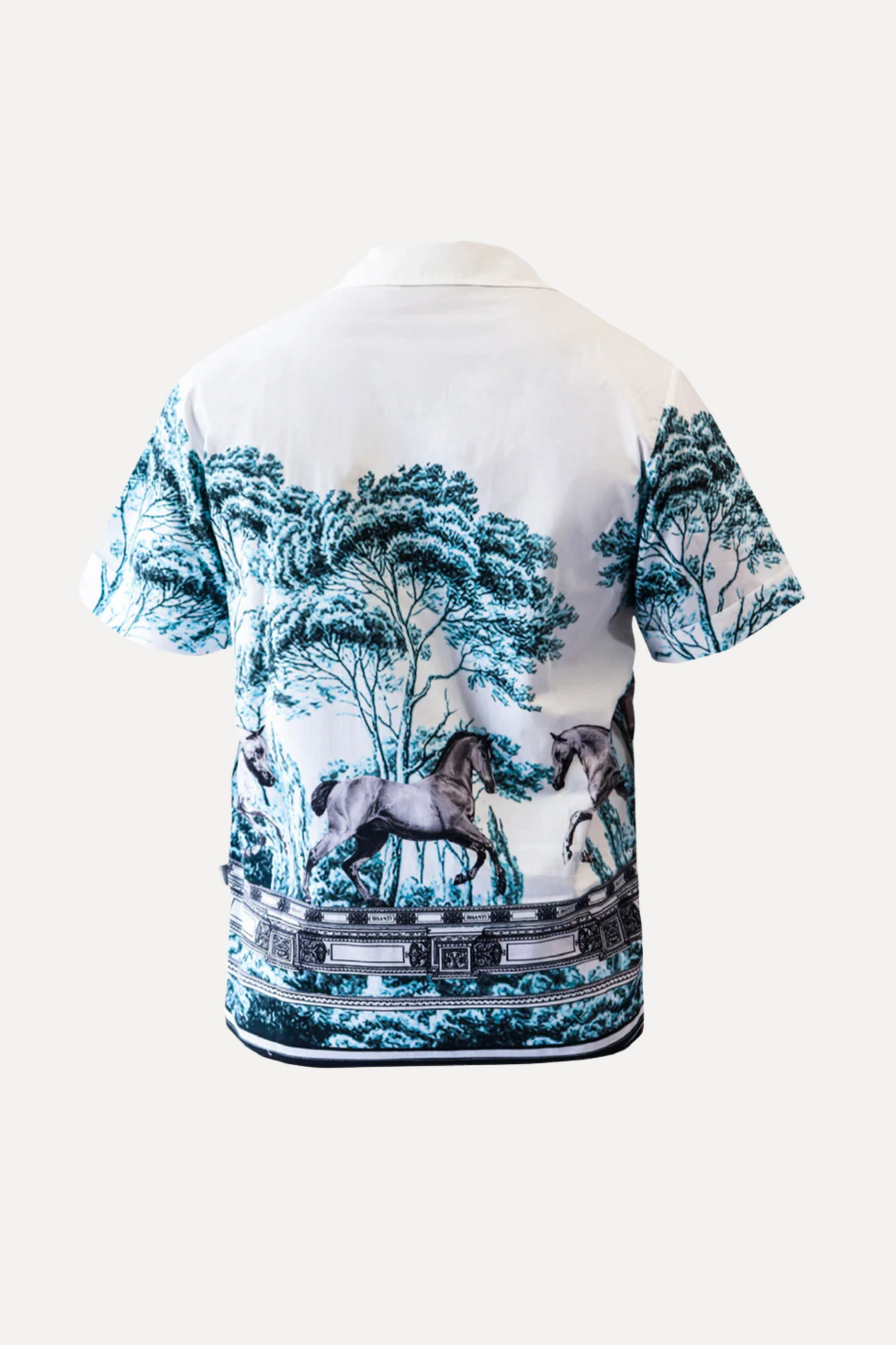 Camisa caballos azules masculina