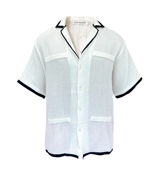 Camisa blanca bambula