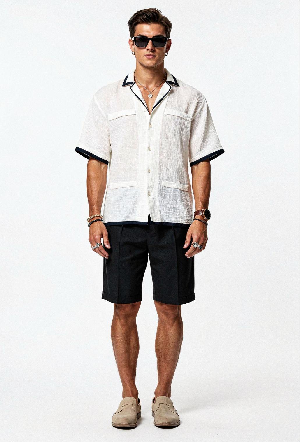 Camisa blanca bambula