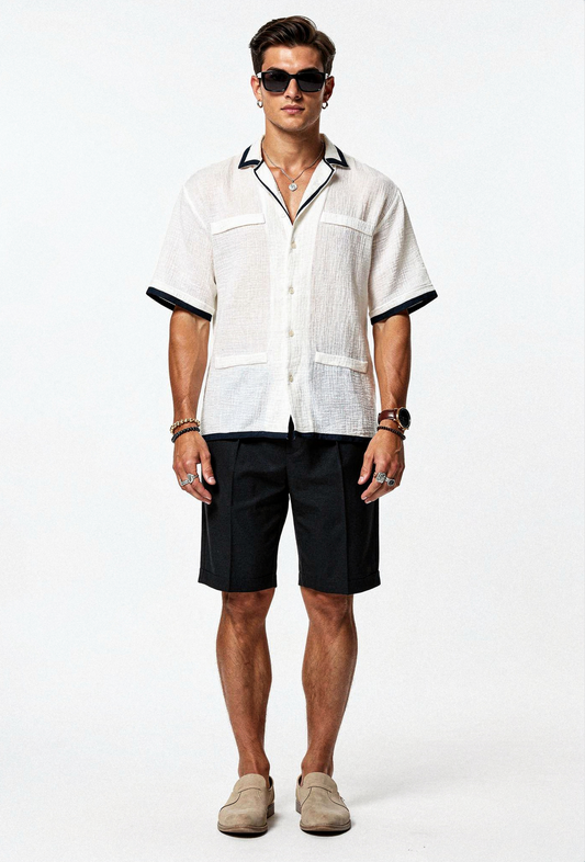 Camisa blanca bambula