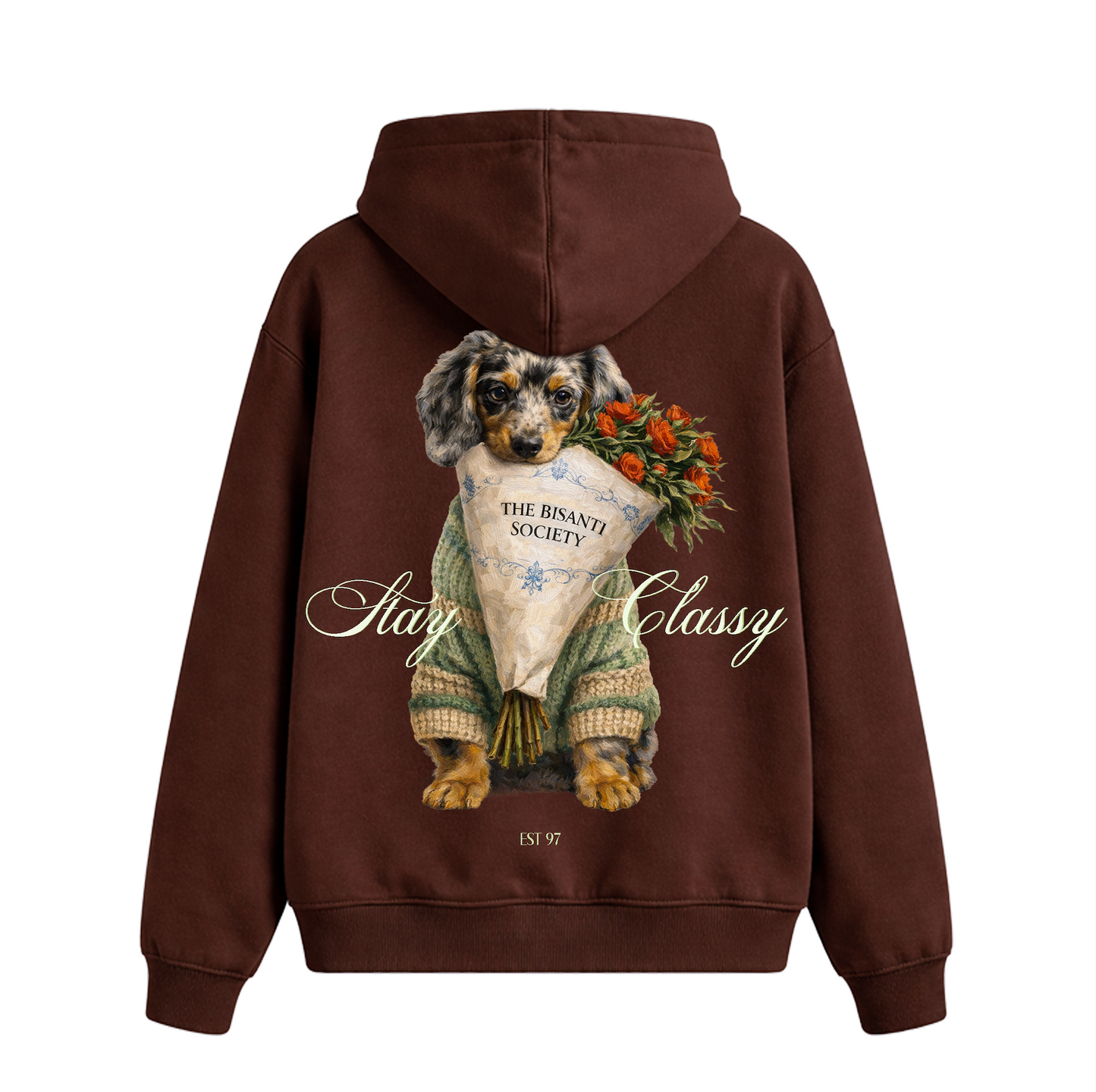 Hoddie "Stay Classy Society" - La plage club