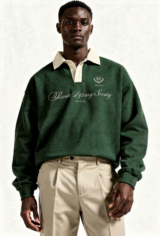 Sweatshirt "Luxury Society Rugby" - La plage club