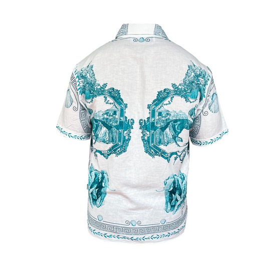 Camisa azulejos azules